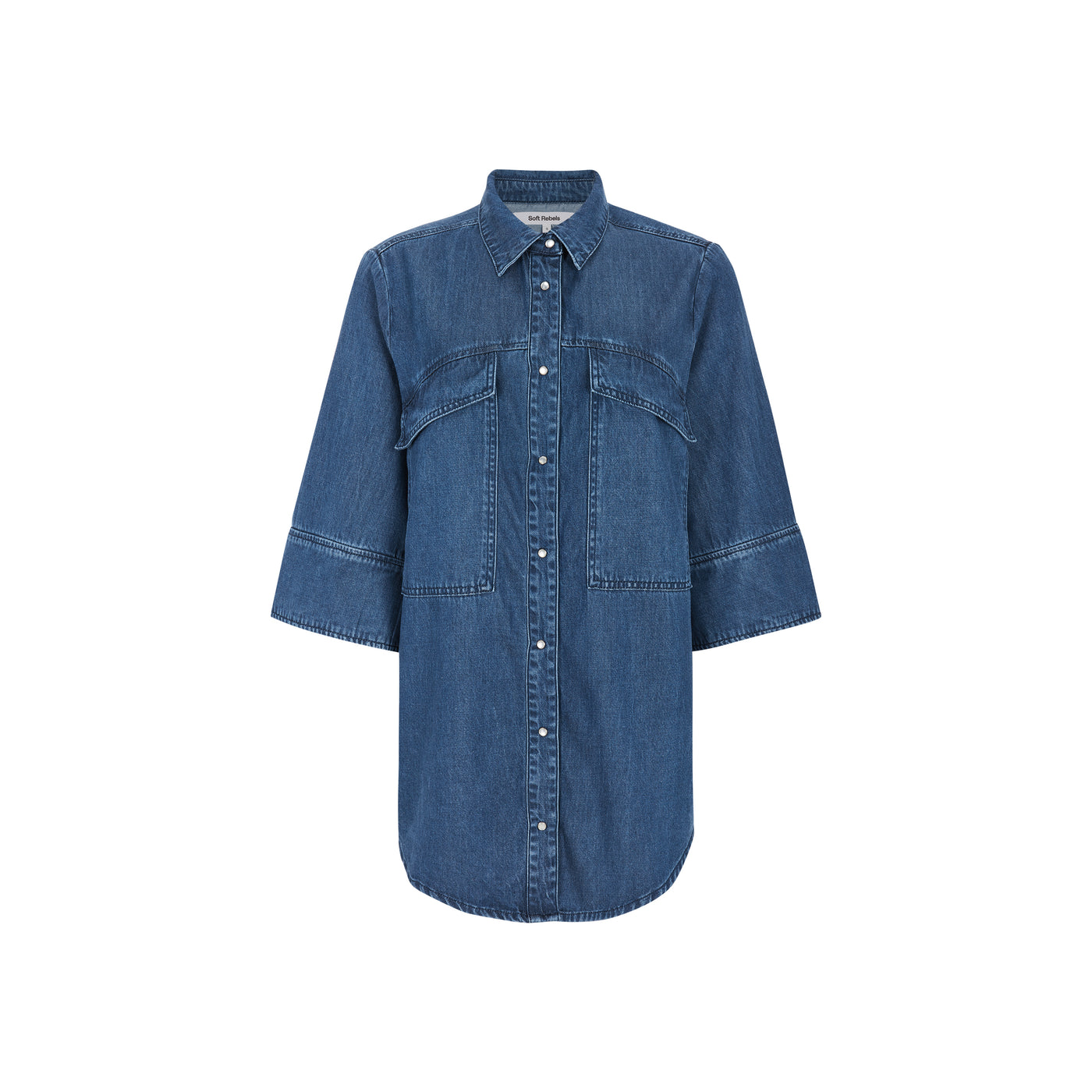 Soft Rebels  SRAzalea Shirt Shirts & Blouse 501 light blue wash