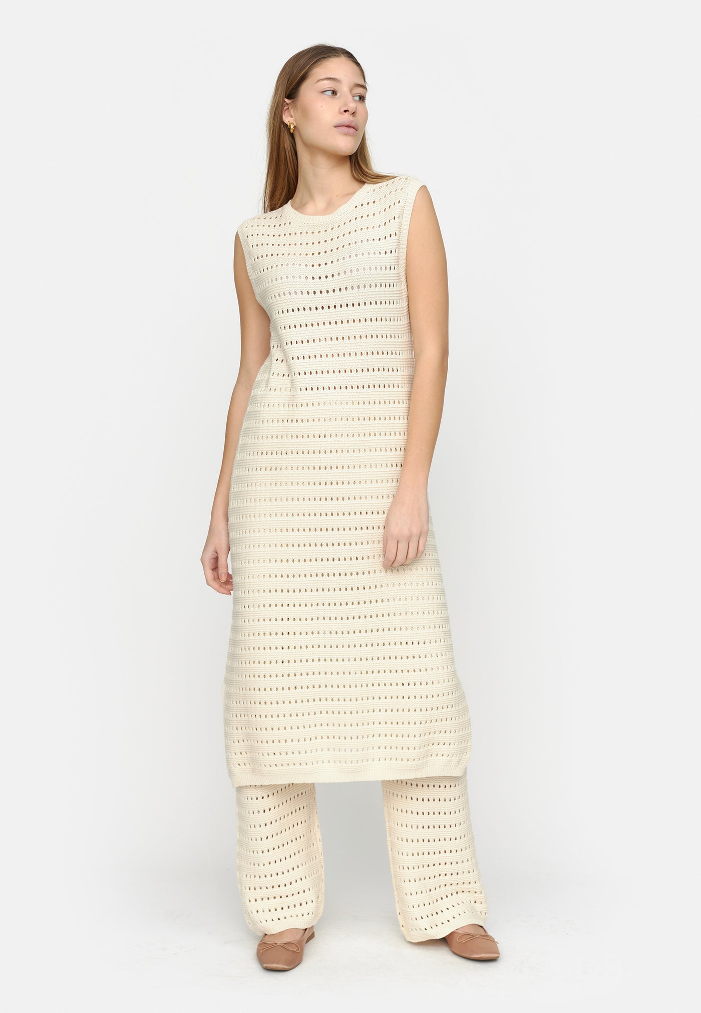 Soft Rebels  SRHennie Knit Dress Dresses & jumpsuits 044 Whitecap Gray