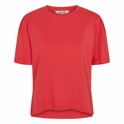 Soft Rebels SRKyra T-shirt - GOTS Tops & t-shirts 171 Rococco Red