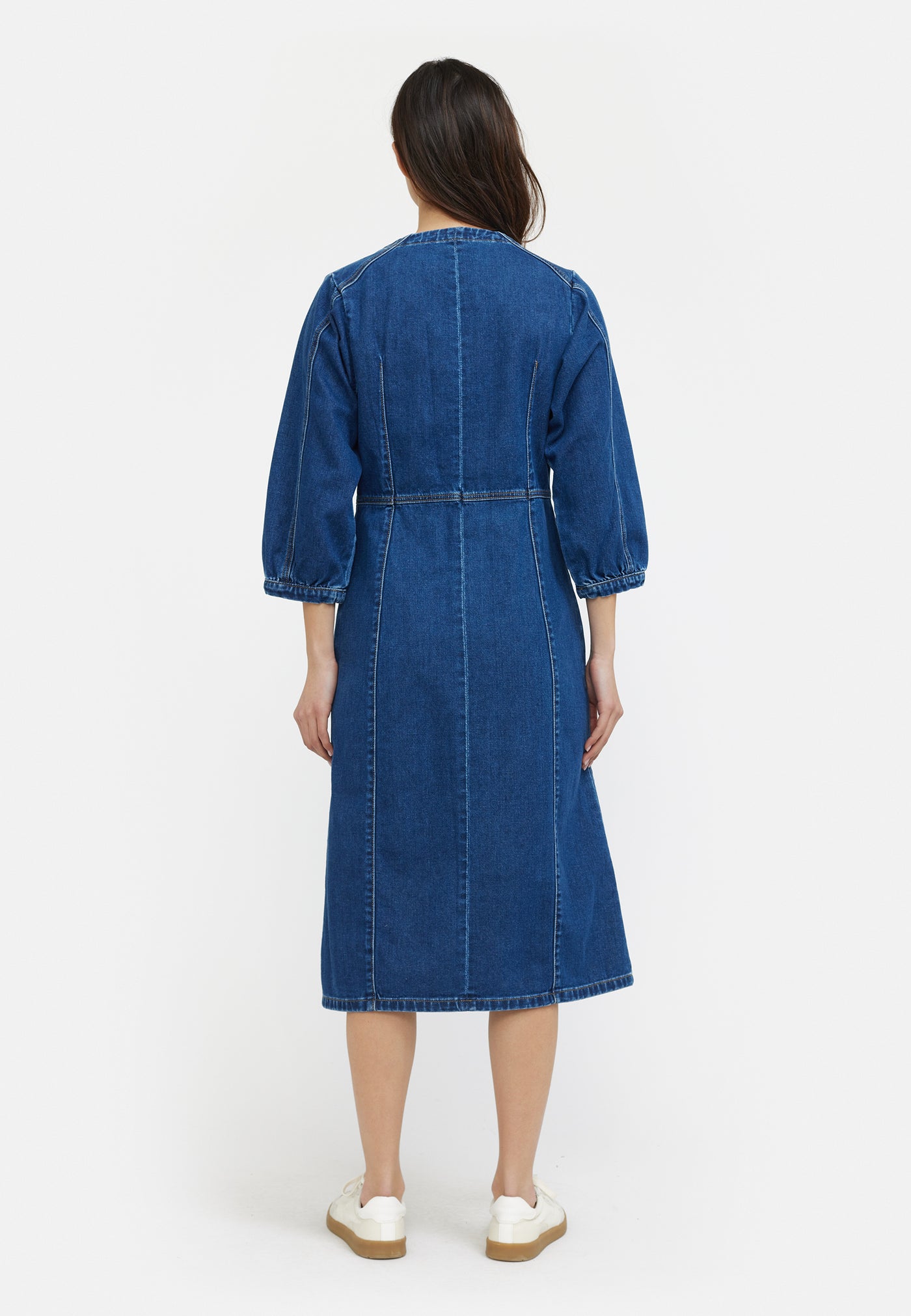 Soft Rebels SRMariana Midi Dress Dresses & jumpsuits 030 Dark Blue Denim