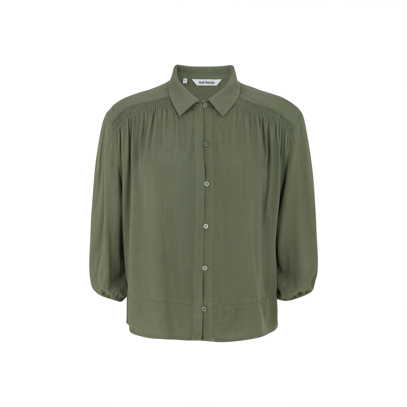 Soft Rebels SRMyla Shirt Shirts & Blouse 252 Deep Lichen Green