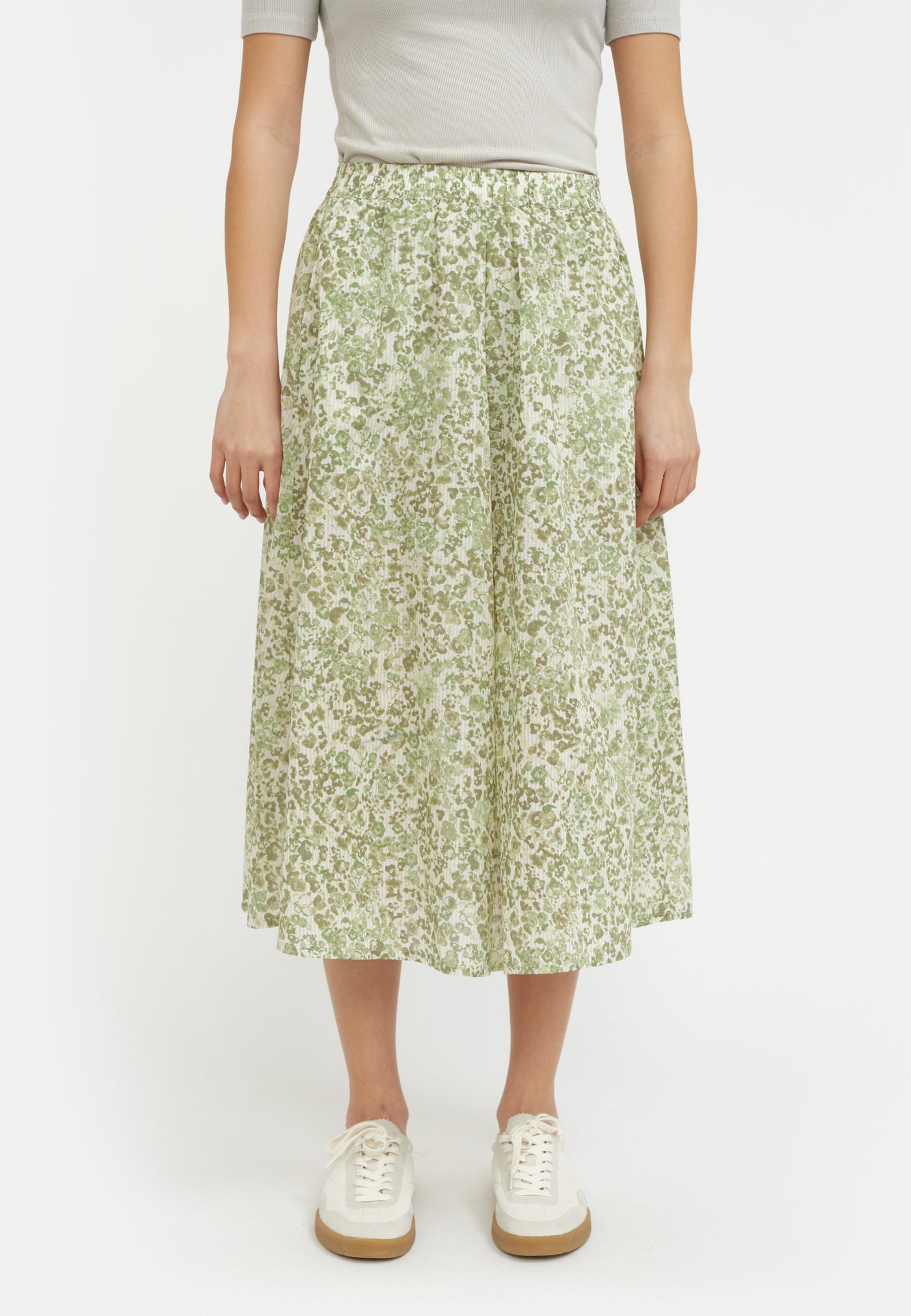 Soft Rebels SRSienna Skirt Skirts & shorts 555 Flower Dot Stripe Lint